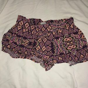Printed colorful shorts